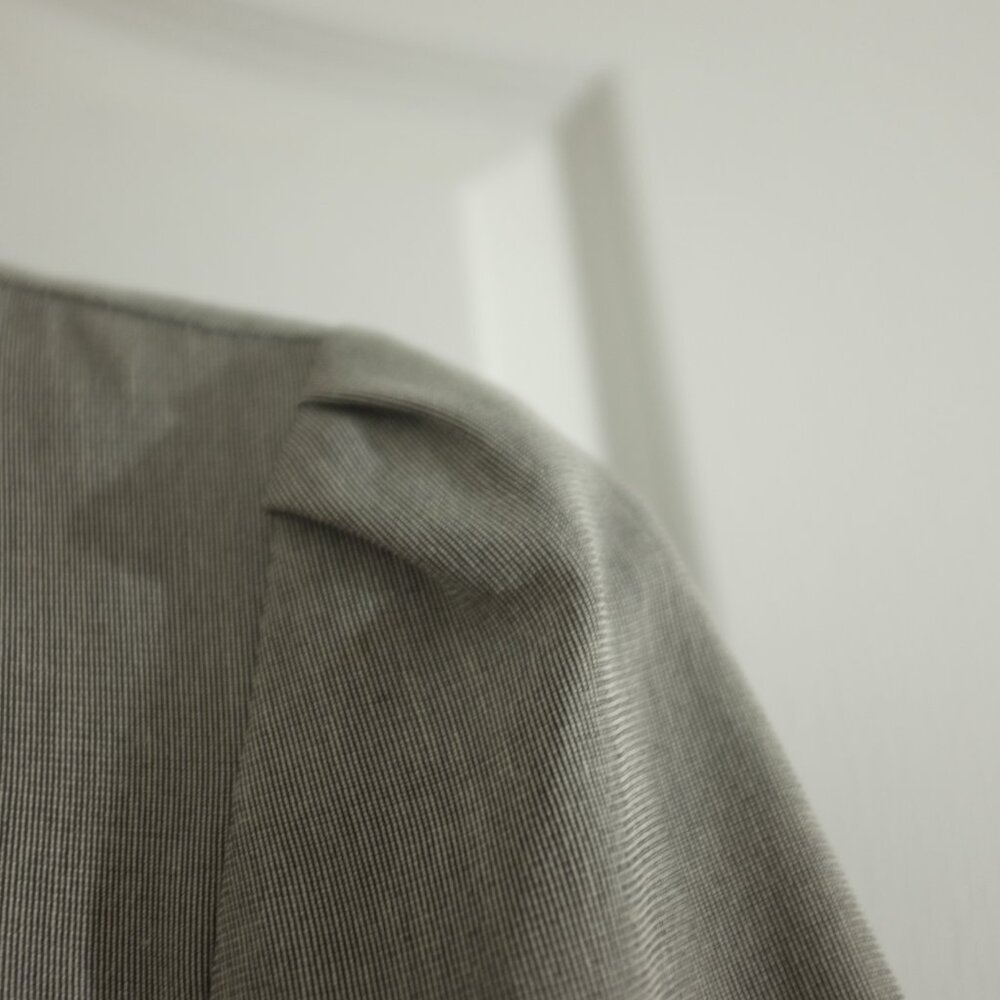 Piaf Grey Vintage Blazer Made in Canada Size S 5/6 - Picture 4 of 8